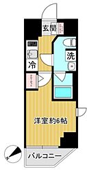 SHOKEN Residence横浜鶴見IV 5階1Kの間取り