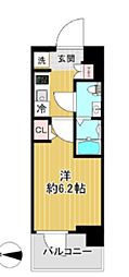 SHOKENResidence亀有 1Kの間取図画像
