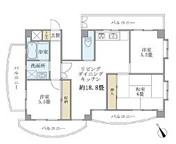 TNビル 3LDKの間取図画像