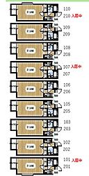 ペルソンヌ下依知 1Kの間取図画像