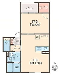 Orage 1LDKの間取図画像