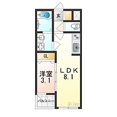 物件の間取り