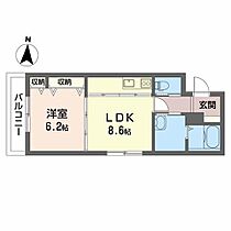 エスメラルダ谷上 0101 ｜ 兵庫県神戸市北区谷上東町10-6（賃貸マンション1LDK・1階・38.50㎡） その2