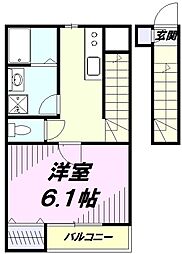 間取図画像 1K