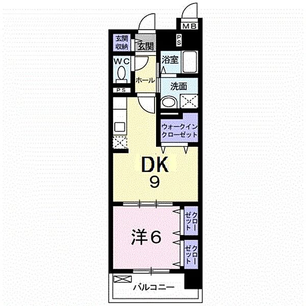 香川県高松市伏石町(賃貸マンション1DK・4階・42.38㎡)の写真 その2