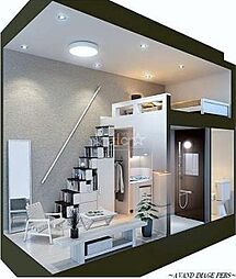 ハーモニーテラス東新町II 1階ワンルームのリビング/ダイニング