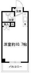 藤和半蔵門コープ 8階ワンルームの間取り