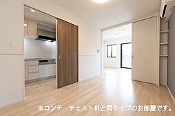 京王相模原線 京王堀之内駅 徒歩15分の賃貸アパート 2階1LDKのリビング/ダイニング