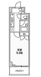 アパートメンツ練馬北町 2階1Kの間取り