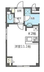 URBANAGE墨田3丁目 3階ワンルームの間取り