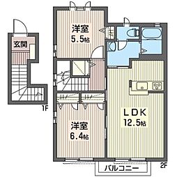間取図画像 1LDK