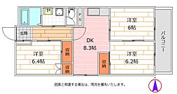 柏原ハイツ 3階
