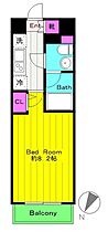 SHOKEN　Residence川崎生田 109 ｜ 神奈川県川崎市多摩区生田６丁目6（賃貸マンション1K・1階・25.23㎡） その2