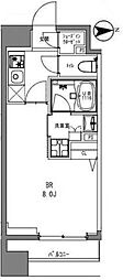 ラドゥセール秋葉原 1Kの間取図画像