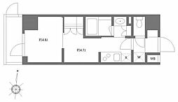 GRANPASEO清澄白河2 1DKの間取図画像