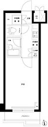 ルーブル大森八番館 1Kの間取図画像
