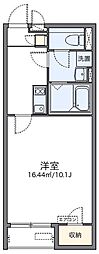 レオネクストメープルコート 1Kの間取図画像
