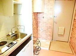 キャップストーン藤川 D 2階1Kのリビング/ダイニング