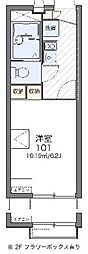 レオパレスコーワビレッジ 1Kの間取図画像