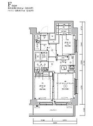 crealpremier明大前 1SLDKの間取図画像