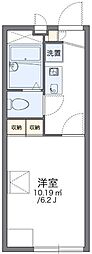 レオパレスグランデ6 1Kの間取図画像