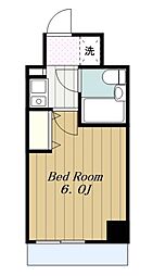 ダイアパレスアクティブシティ本厚木 1Kの間取図画像