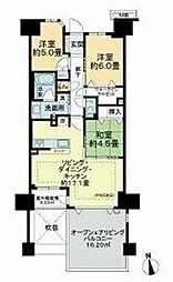 ヴェレーナシティパレ・ド・プラージュ 3LDKの間取図画像