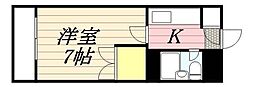 ドーム吉祥寺 1Kの間取図画像