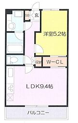 京急本線 京急蒲田駅 徒歩3分の賃貸マンション 1階1LDKの間取り