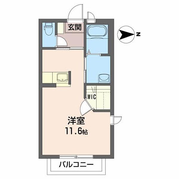 シャーメゾンエチゴＡ A201｜青森県八戸市大字湊町字下大久保道(賃貸アパート1R・2階・30.00㎡)の写真 その2