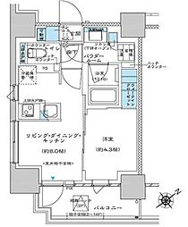 PREMIST板橋 1LDKの間取図画像
