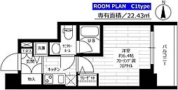 グランドコンシェルジュ高井戸 1Kの間取図画像