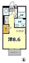 エントピア南長崎 ワンルームの間取図画像