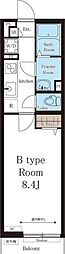 リブリ・上北台 1Kの間取図画像