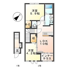 フォルビート ジン 2階