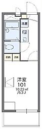 レオパレス陽光 1Kの間取図画像