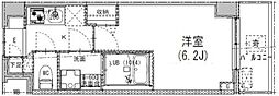 S-RESIDENCENarimasuCLAIR 1Kの間取図画像