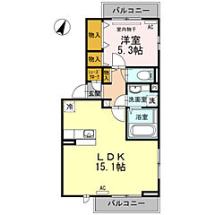 物件の間取り