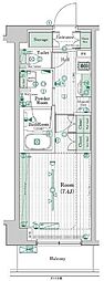 ブライズ高円寺 1Kの間取図画像