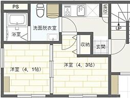 アーバンステージ菊川 2Kの間取図画像