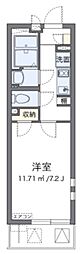 トルース5 1Kの間取図画像