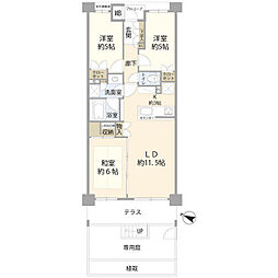 ウィルローズふじみ野 3LDKの間取図画像
