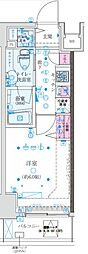 クレイシア巣鴨駅前 1Kの間取図画像