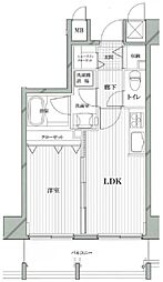日暮里舎人ライナー 舎人駅 徒歩6分の賃貸マンション 8階1LDKの間取り