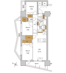 間取図画像 3LDK