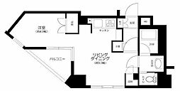 ヴィア・シテラ・新宿 1LDKの間取図画像