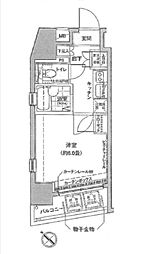 ドルチェ文京千駄木 1Kの間取図画像