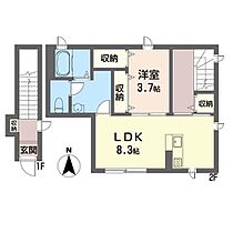 ルーチェ 00201 ｜ 埼玉県川口市芝４丁目8-4（賃貸アパート1LDK・2階・42.51㎡） その2