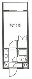 ジュネパレスサワノ 1Kの間取図画像