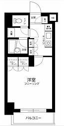 菱和パレス上馬 1Kの間取図画像